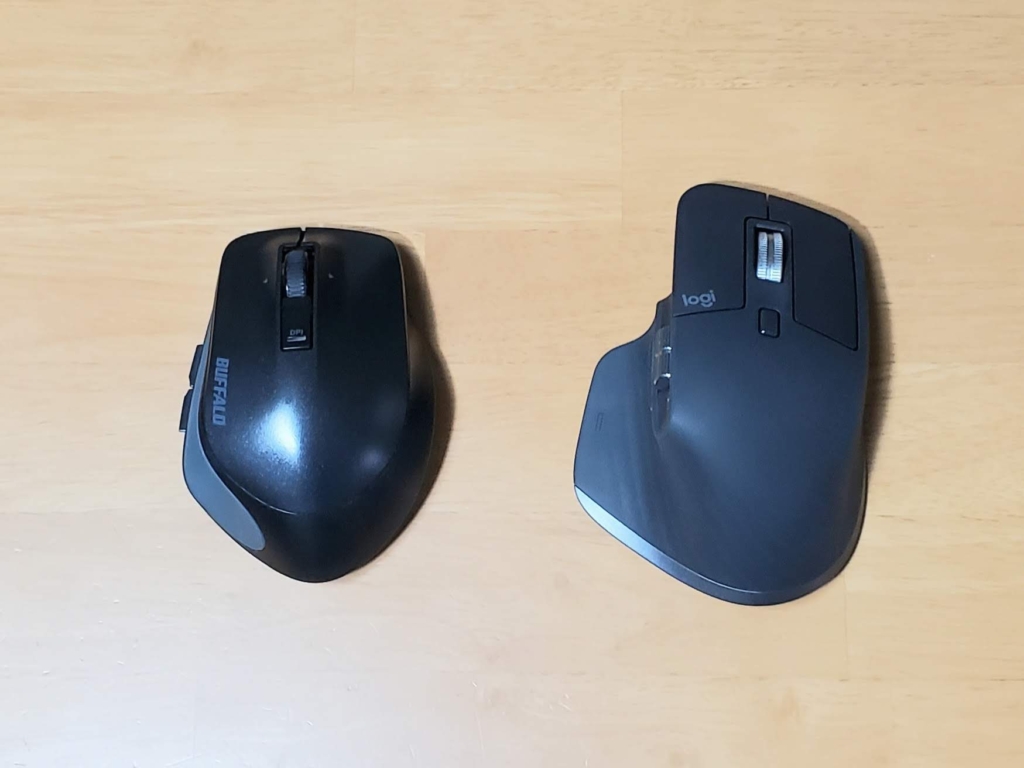 MX Master 3 マウス サイズ 比較